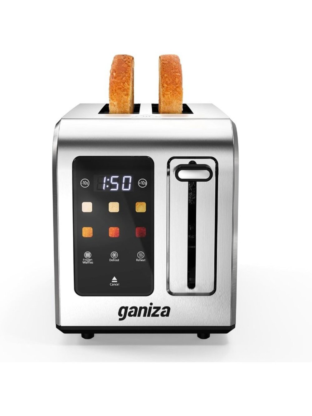 Smart Touchscreen 2-Slice Toaster with Wide Slots & 925W Power - Kitchen
